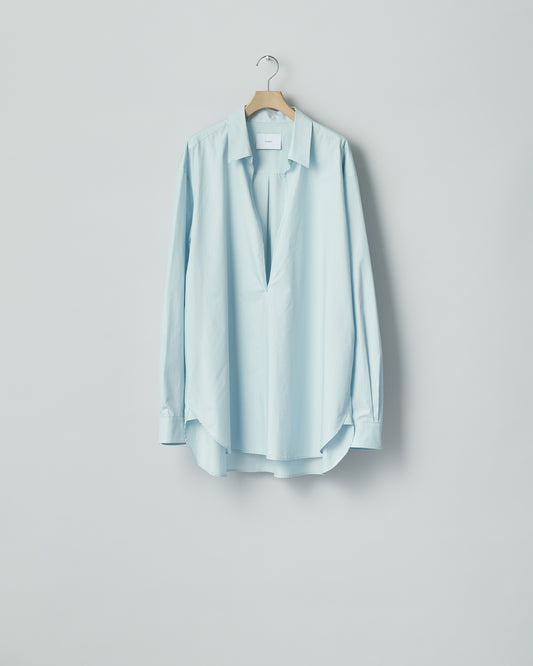 SUVIN COTTON OVERSIZED SKIPPER SHIRT