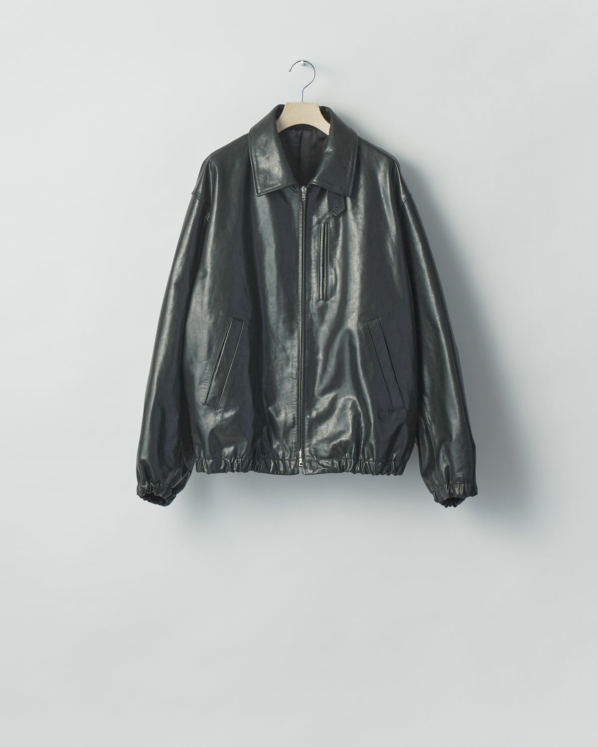 CALF ZIP SHORT JACKET
