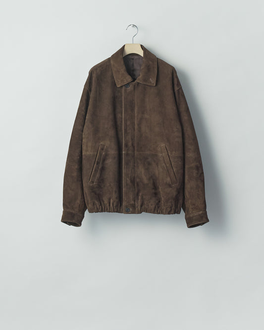 GOAT SUEDE ZIP JACKET