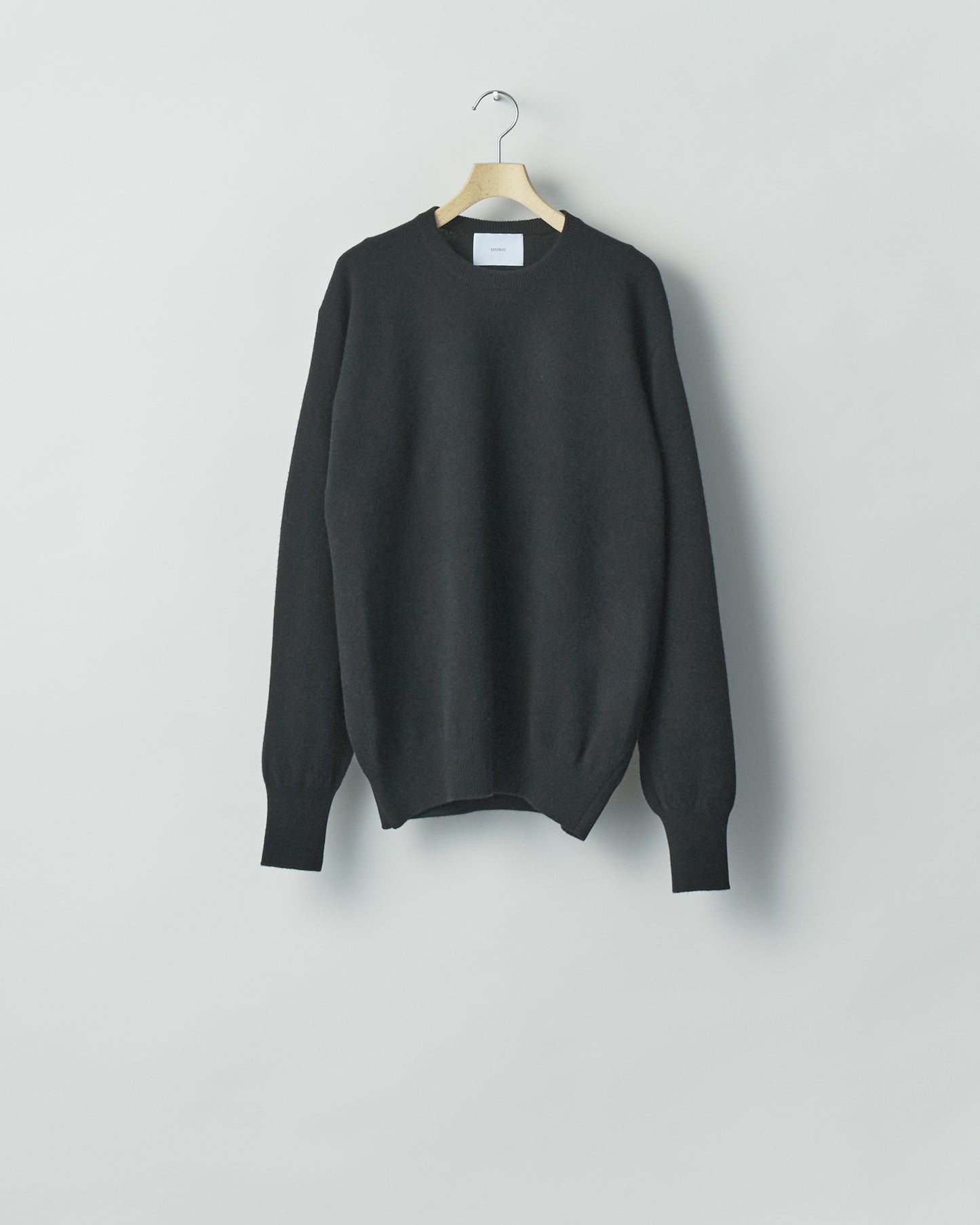 EXTRA FINE WOOL KNIT CREW NECK LS