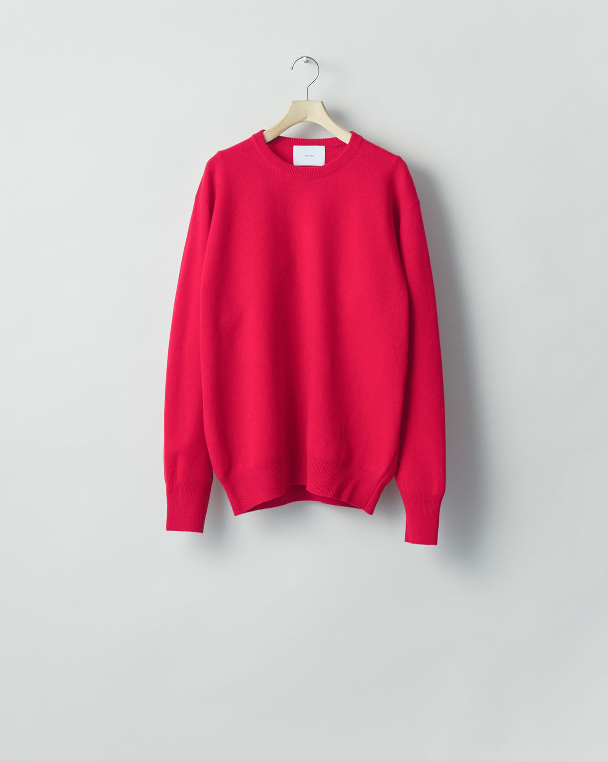 EXTRA FINE WOOL KNIT CREW NECK LS