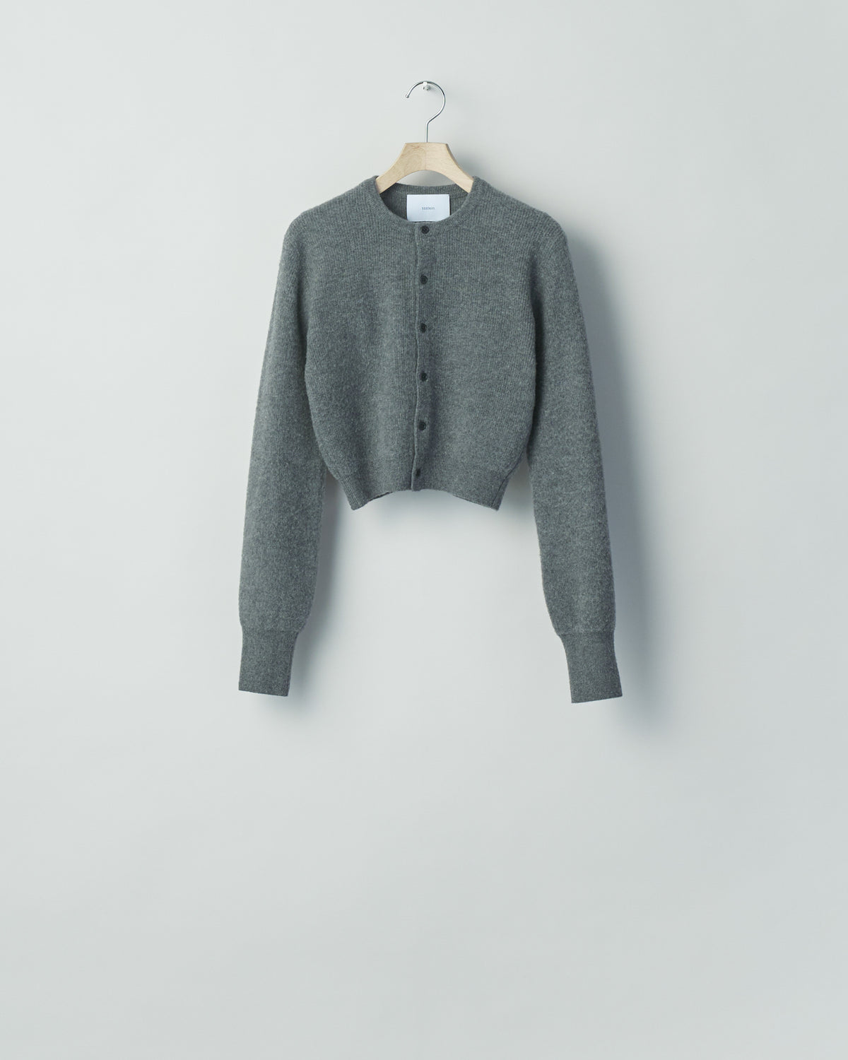 SUPER FINE WOOL MILLED KNIT MINI CARDIGAN