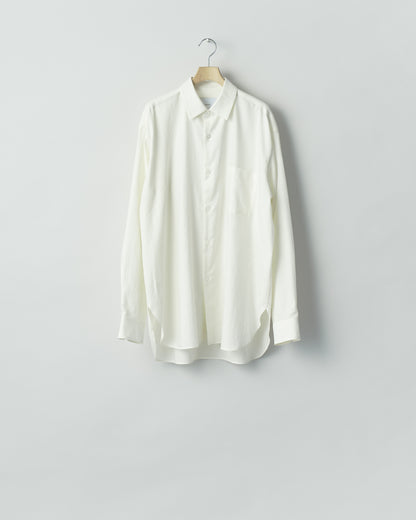 COTTON SILK OVERSIZED LS SHIRT