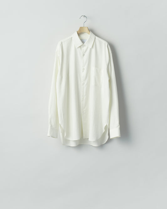 COTTON SILK OVERSIZED LS SHIRT