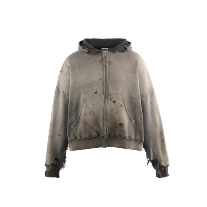 ZIP HOODIE/ DOUBLE FACE