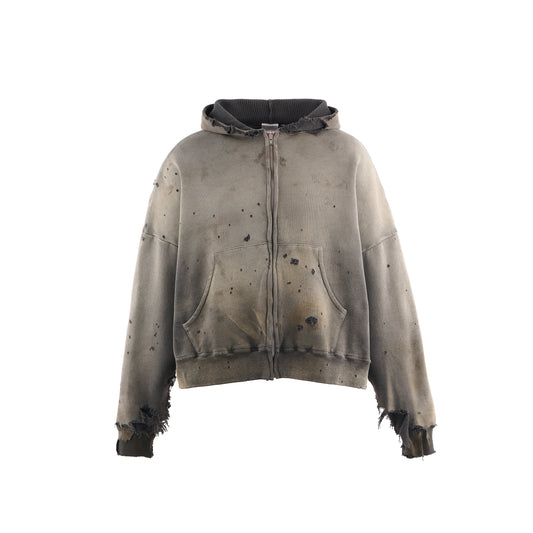 ZIP HOODIE/ DOUBLE FACE