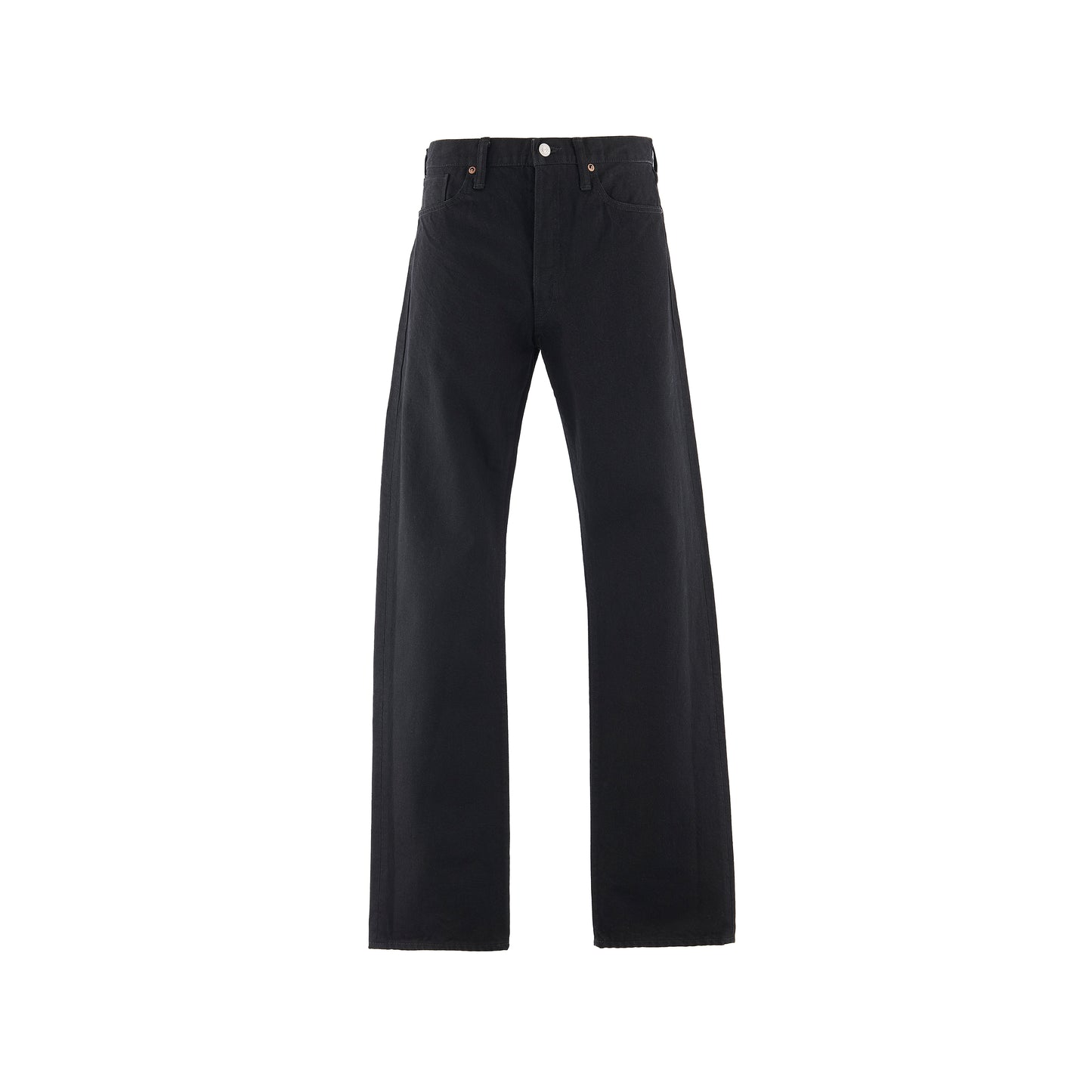 077 / BLACK DENIM PANTS / STRAIGHT