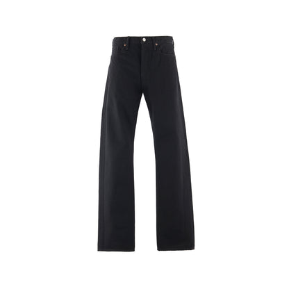 077 / BLACK DENIM PANTS / STRAIGHT