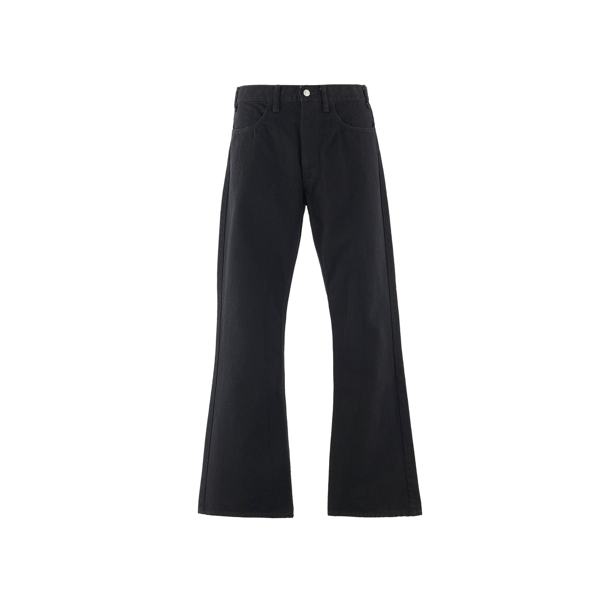 071 BLK FLARE DENIM PANTS/FLARE