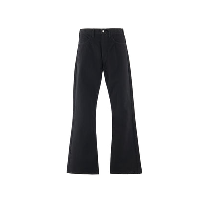 071 BLK FLARE DENIM PANTS/FLARE