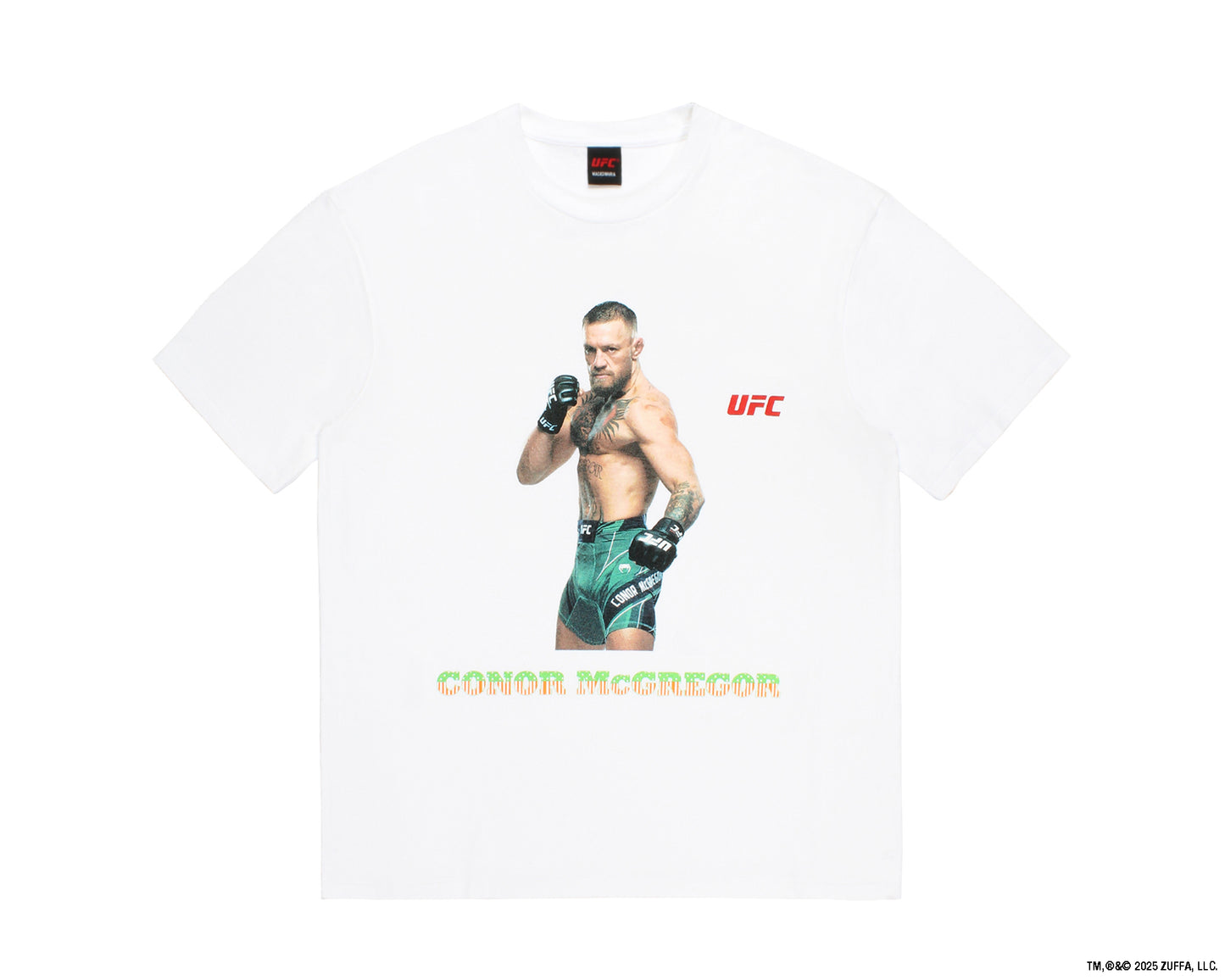 UFC / WASHED HEAVY WEIGHT CREW NECK T-SHIRT ( TYPE-2 )
