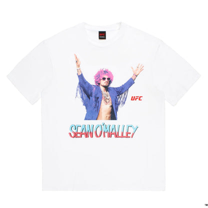 UFC / WASHED HEAVY WEIGHT CREW NECK T-SHIRT ( TYPE-4 )