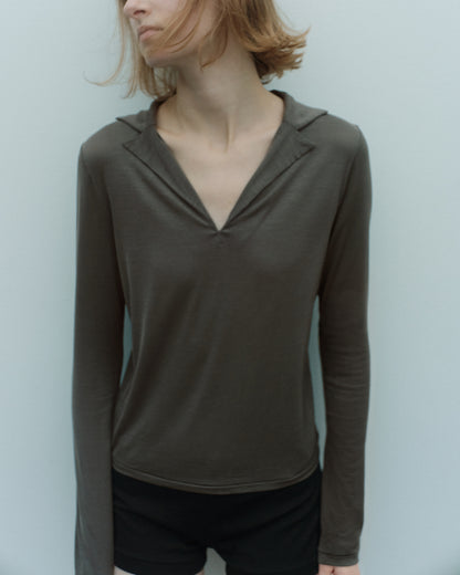 CLAIRE Skipper Collar Long sleeve