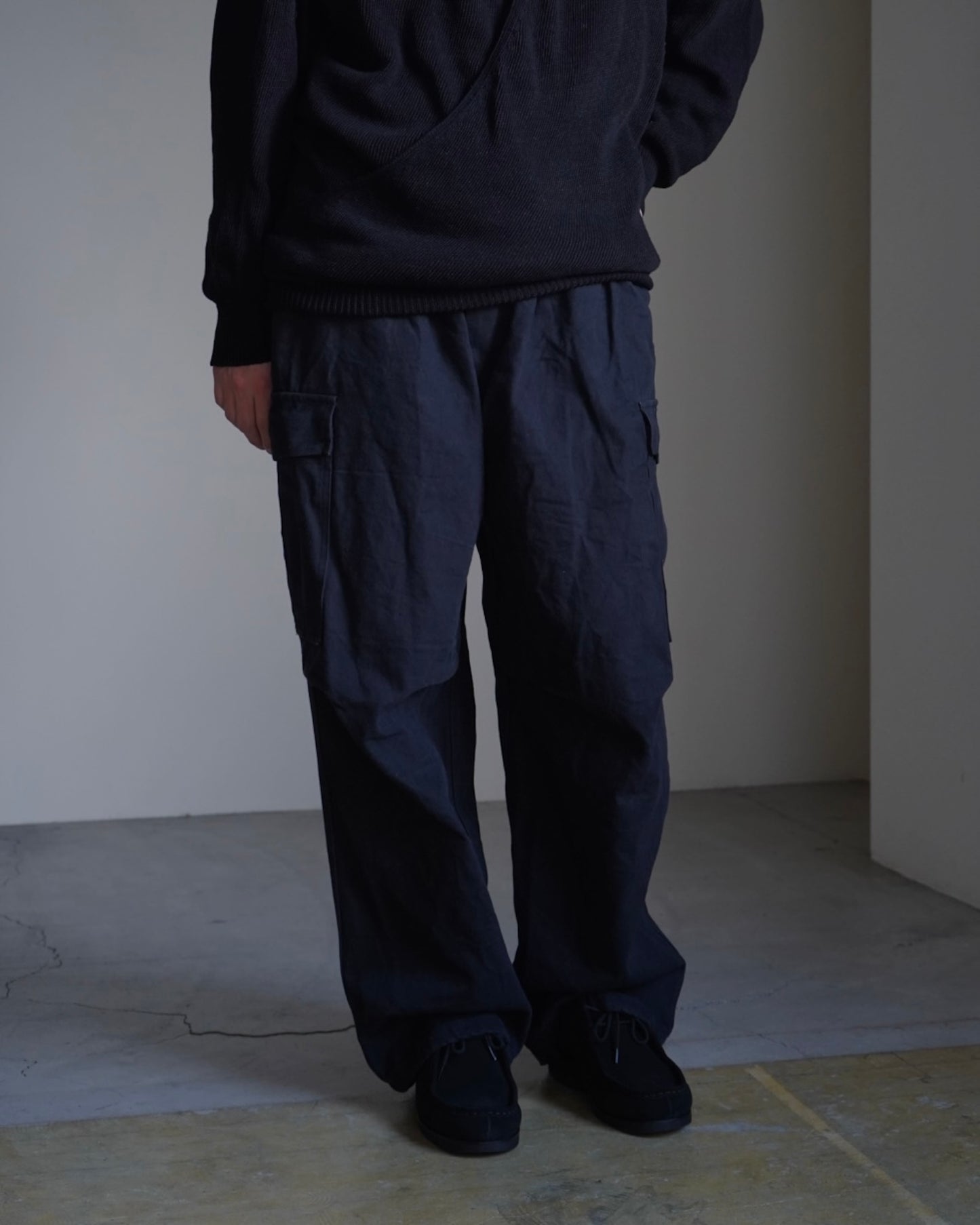 ブラックドリル  6Pパンツ