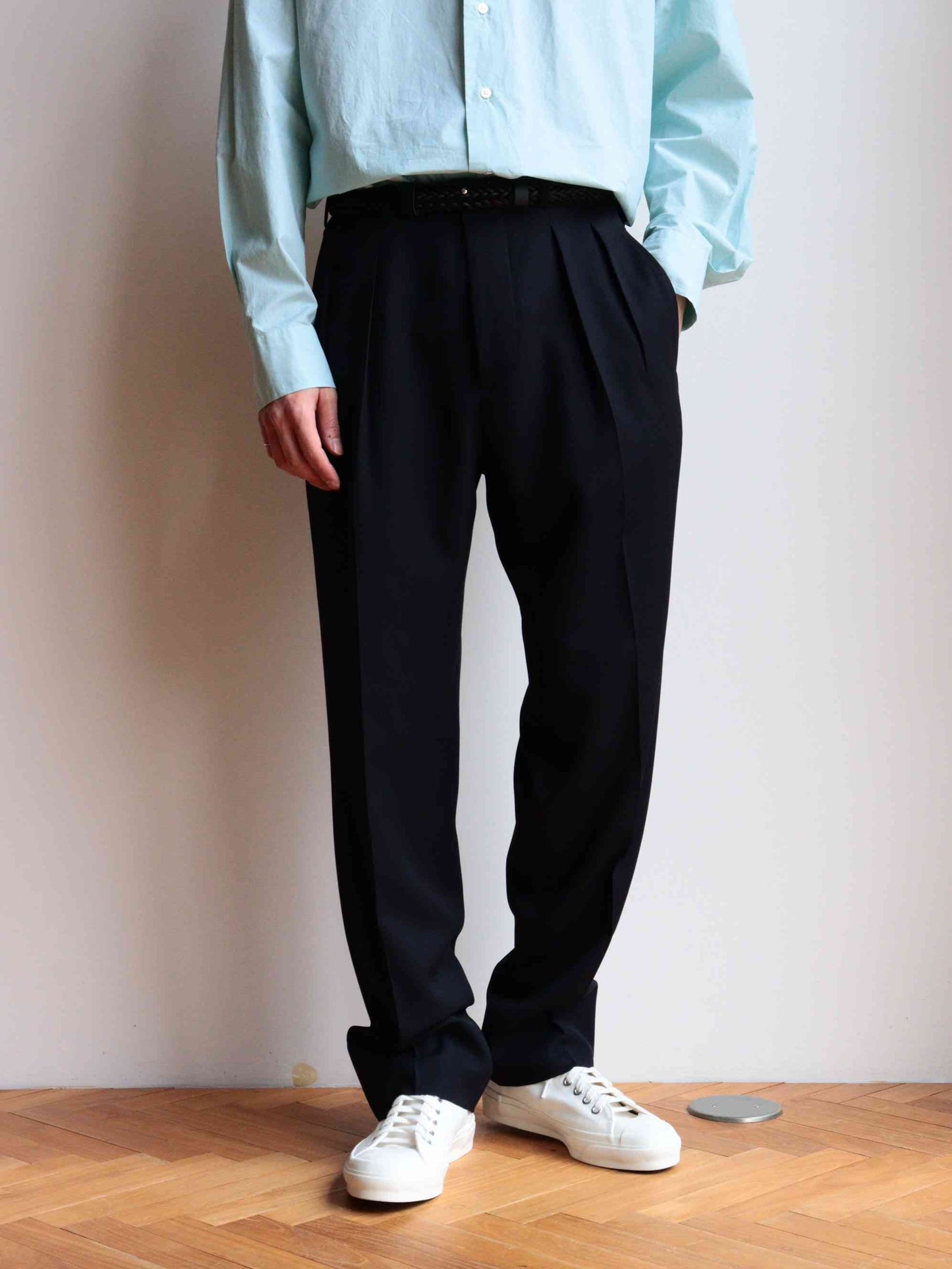 TROUSER074 UTAH FRENCH TROUTERS - 1 / NAVY