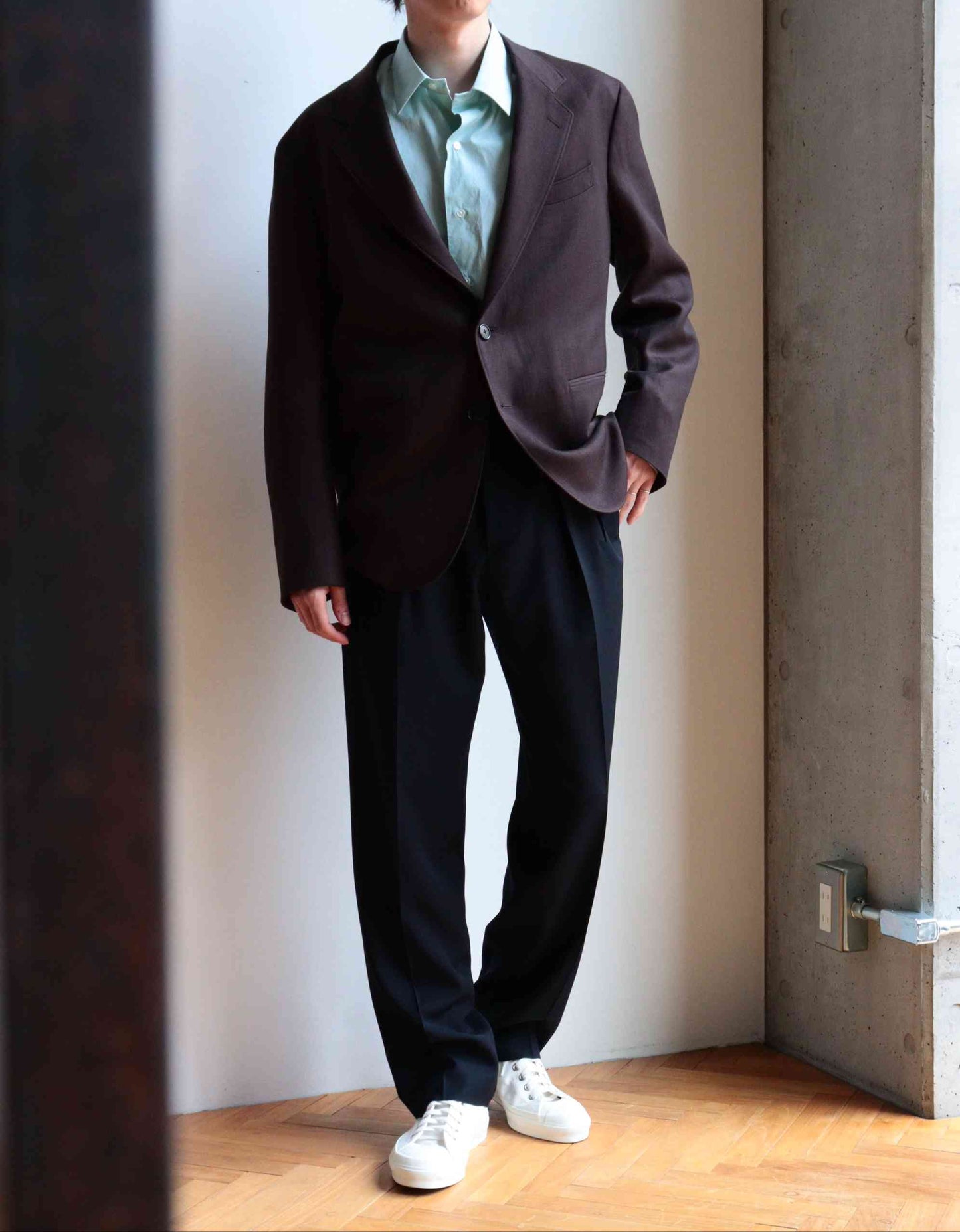 TROUSER074 UTAH FRENCH TROUTERS - 1 / NAVY