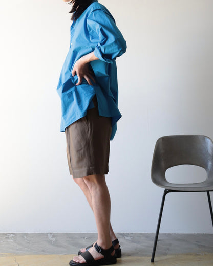 Trouser052 Bill Wool Linen Short