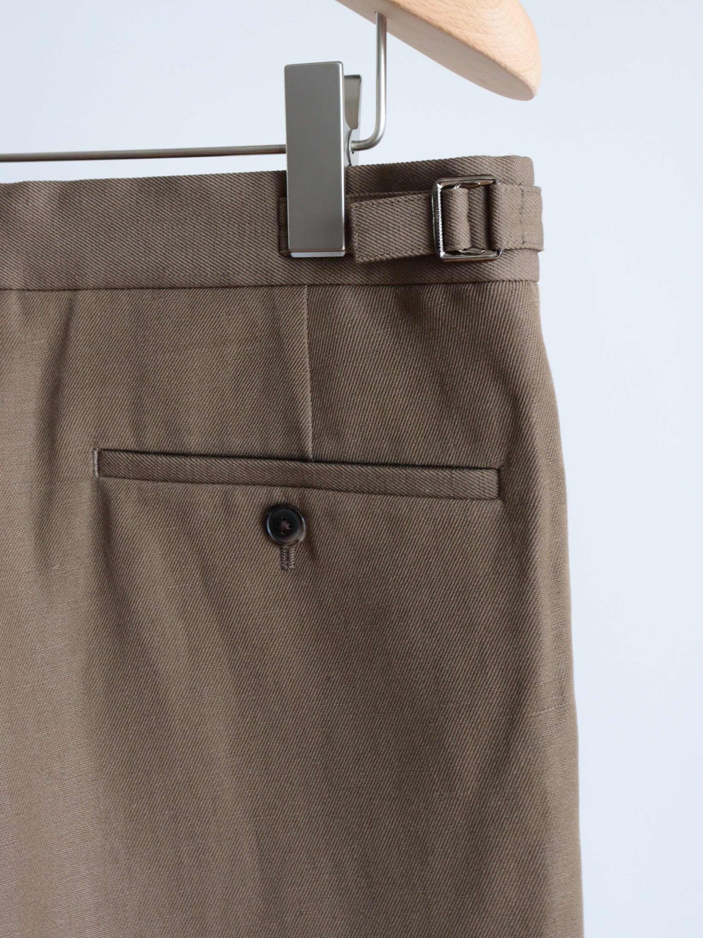 Trouser052 Bill Wool Linen Short