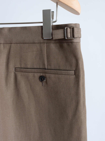 Trouser052 Bill Wool Linen Short