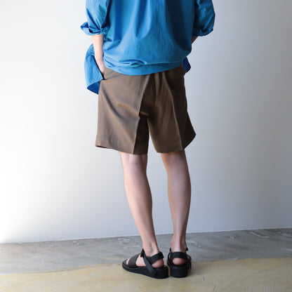 Trouser052 Bill Wool Linen Short