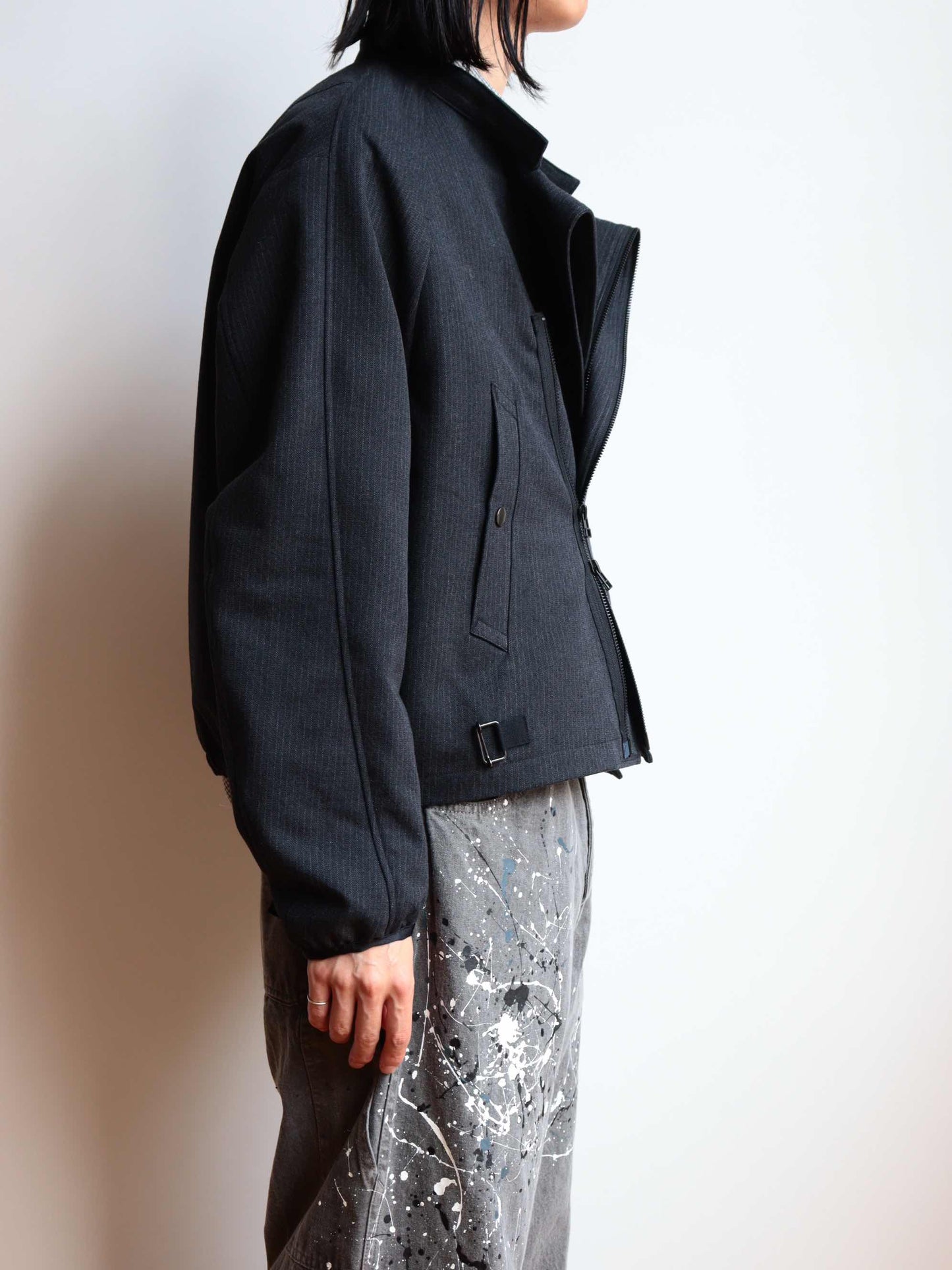 Long Zip Racing Jacket