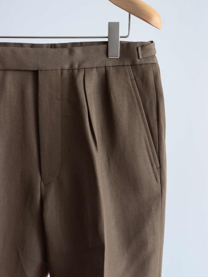 Trouser052 Bill Wool Linen Short