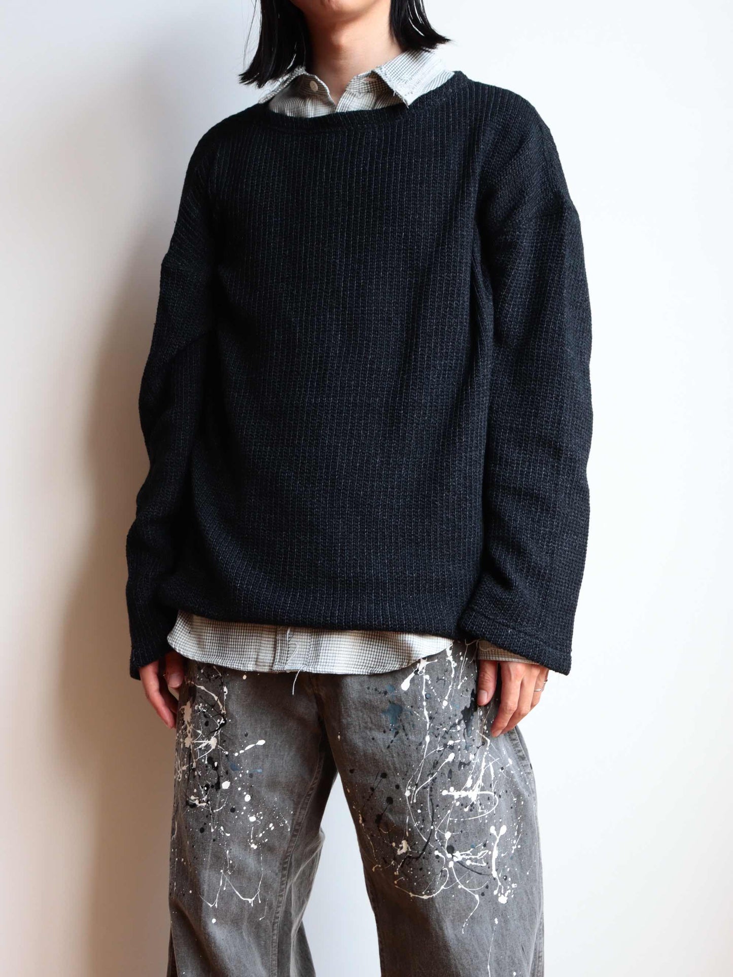 Boat Neck Long Sleeve Shirt