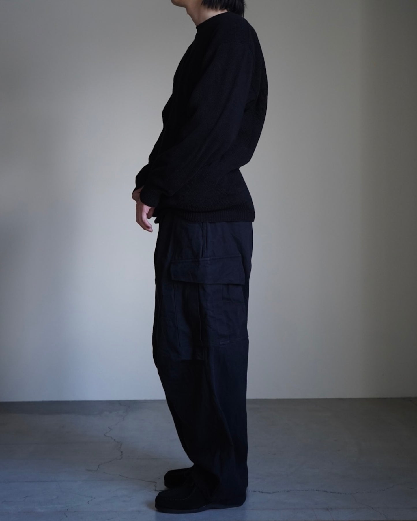 ブラックドリル  6Pパンツ