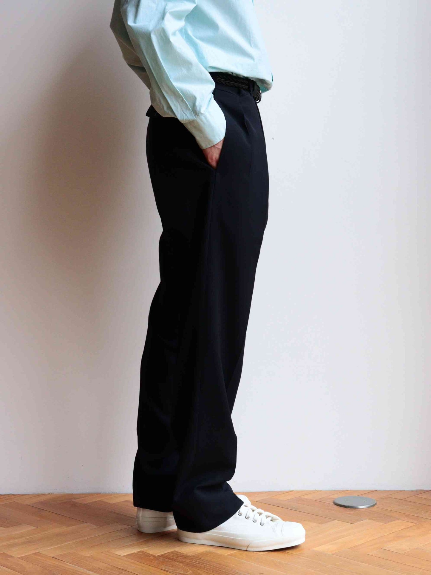 TROUSER074 UTAH FRENCH TROUTERS - 1 / NAVY