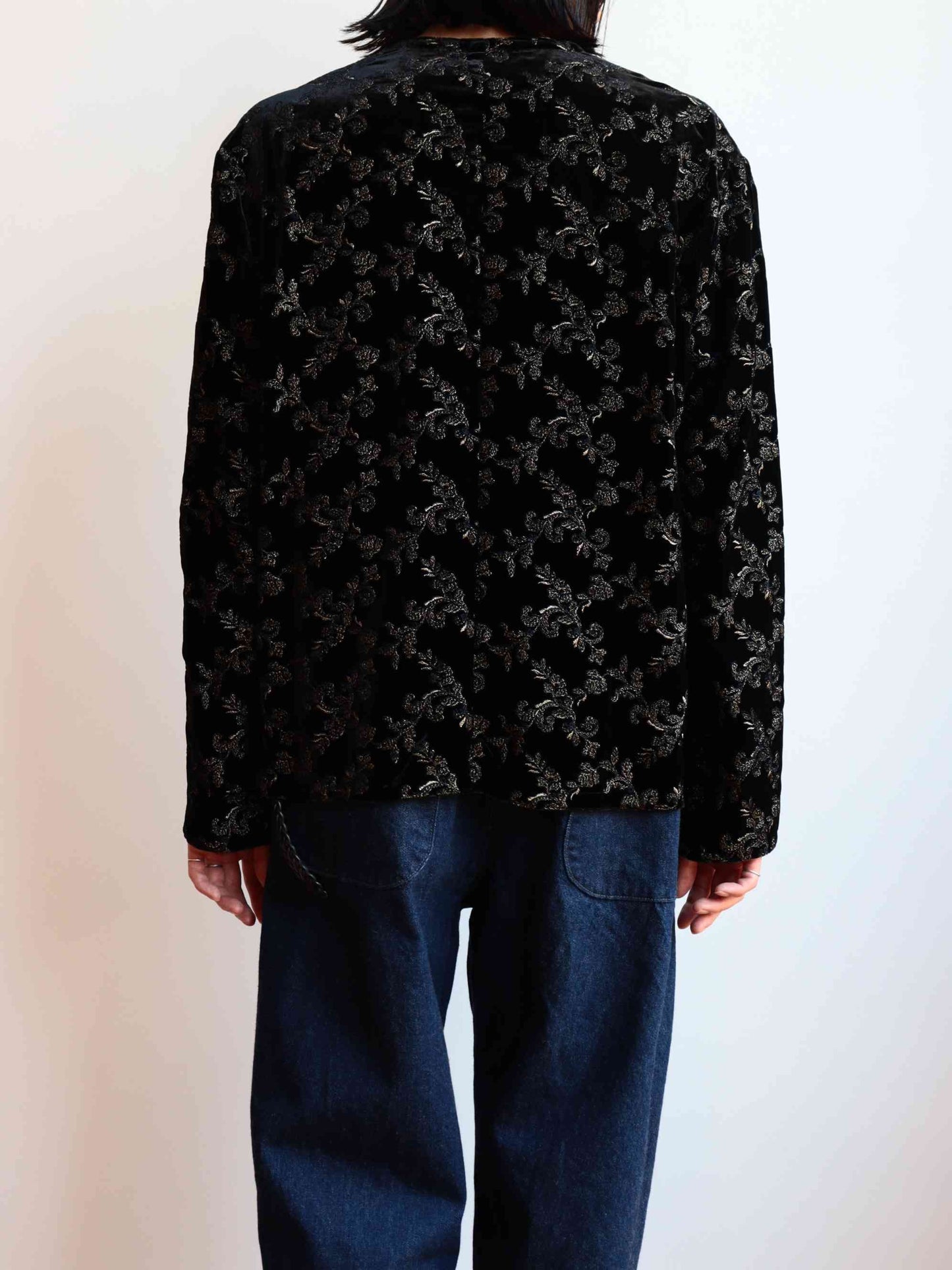 SHIRT120 Jonas French Velvet Blouson_