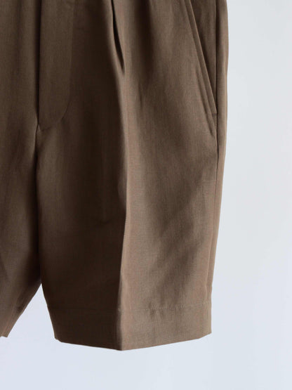 Trouser052 Bill Wool Linen Short
