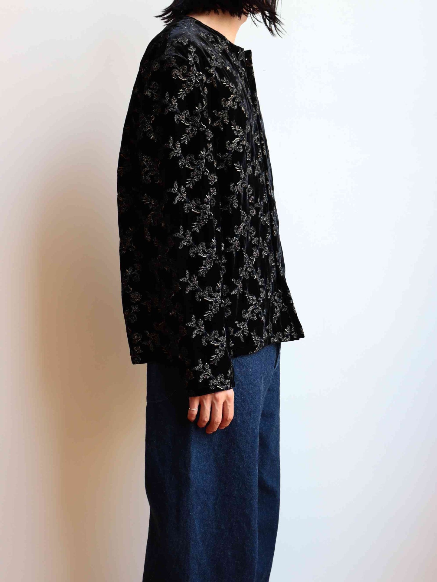 SHIRT120 Jonas French Velvet Blouson_