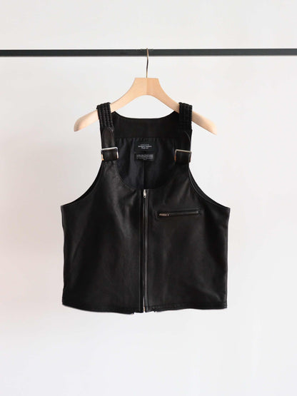 US2479 / EX-LEATHER STRAP VEST