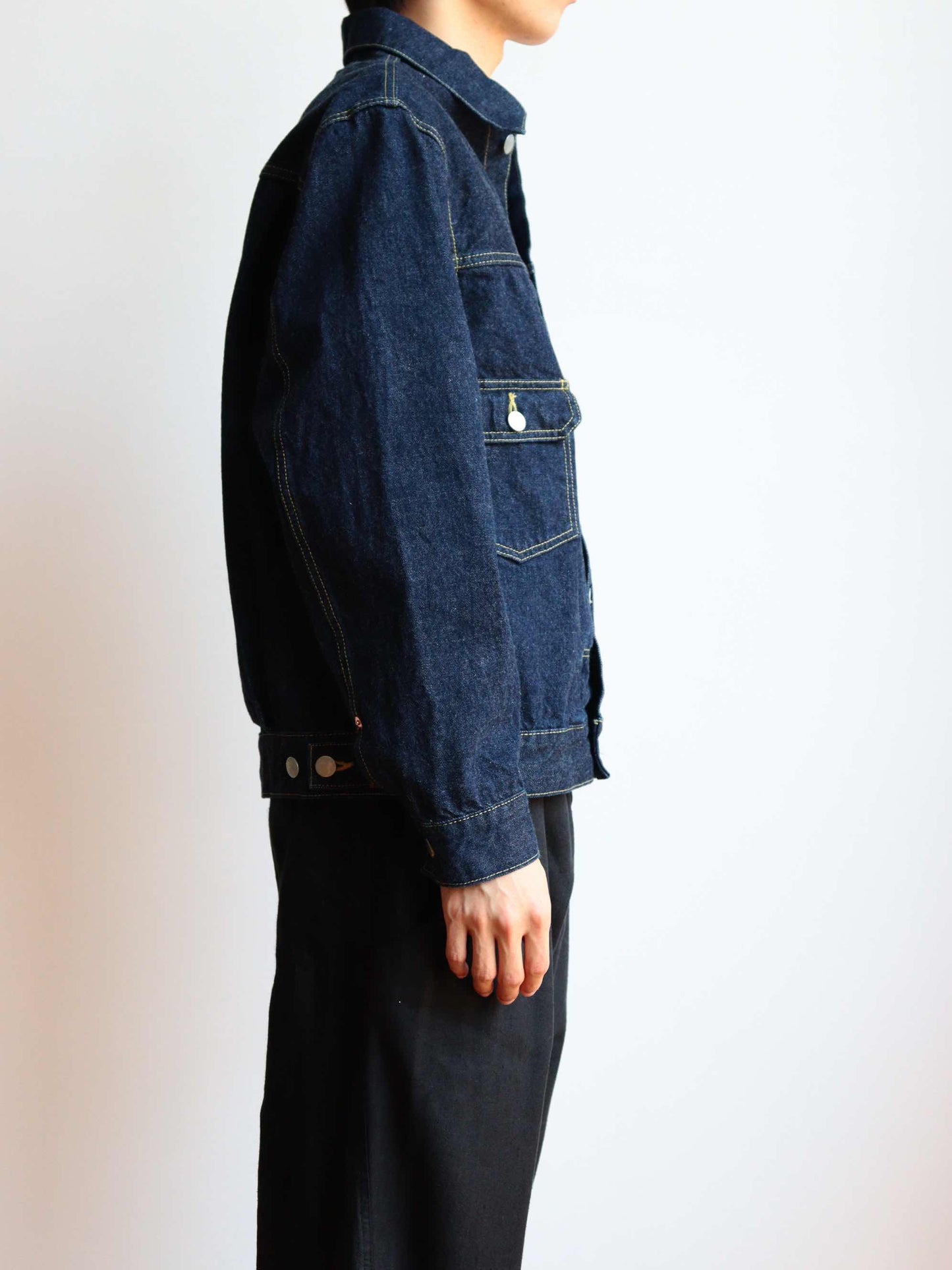 denim jacket -one wash-