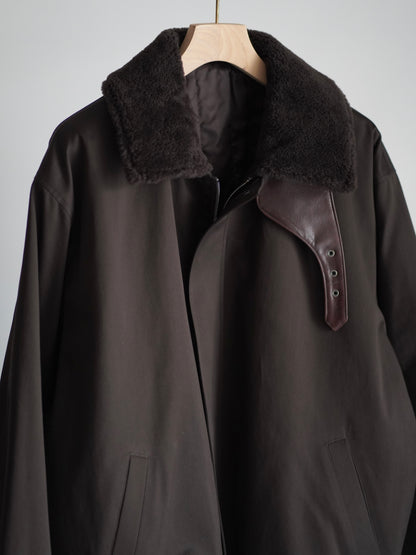 MOUTON COLLAR PADDED JACKET