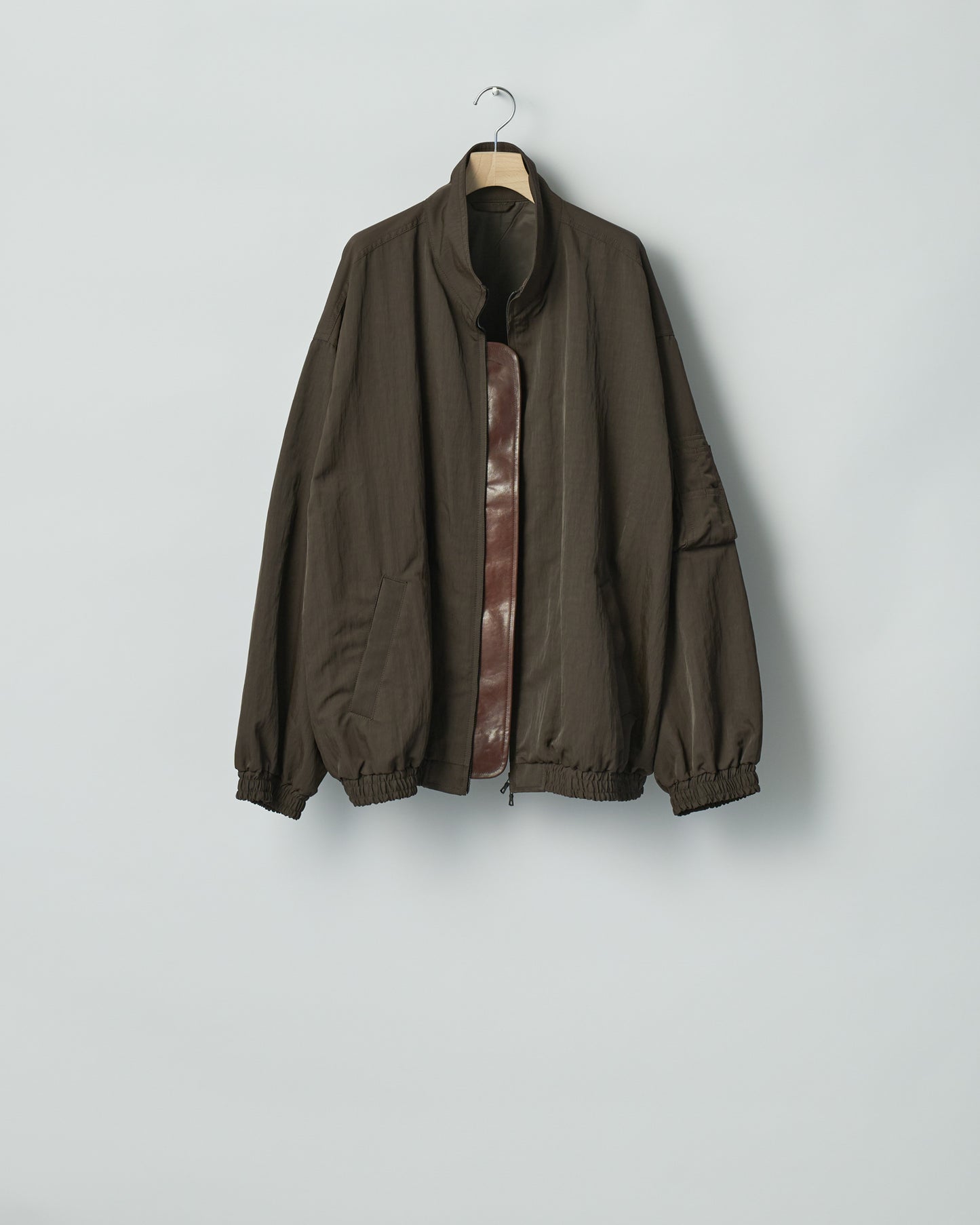 SHRUNK NYLON OVERSIZED FIGHT JACKET