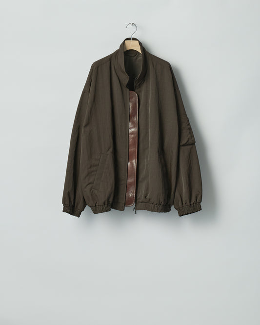 SHRUNK NYLON OVERSIZED FIGHT JACKET