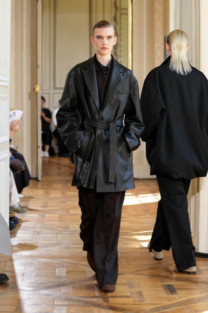 ssstein LAMBS LEATHER HALF COAT  LOOK 通販
