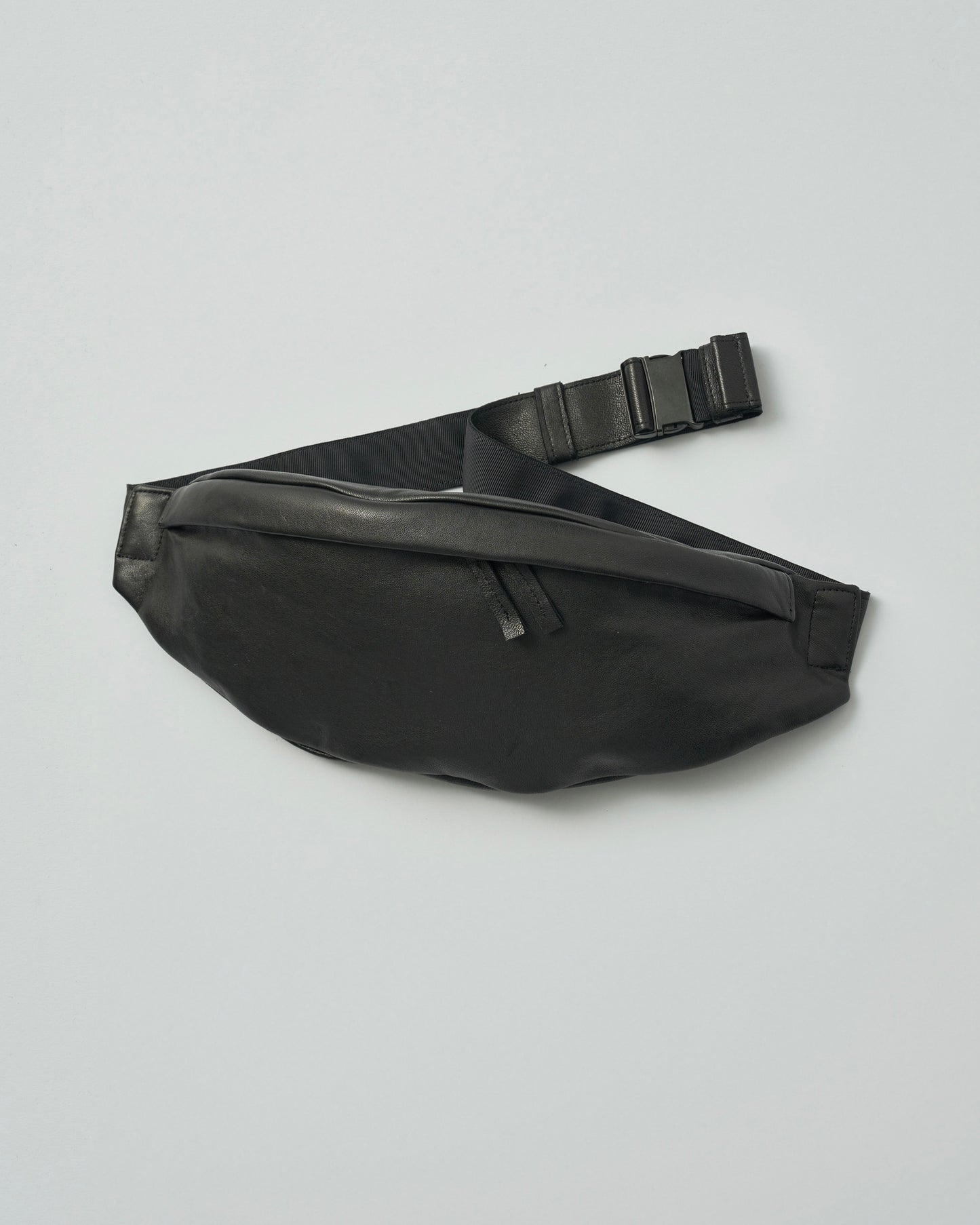 ssstein LEATHER SLING BAG BLACK 通販